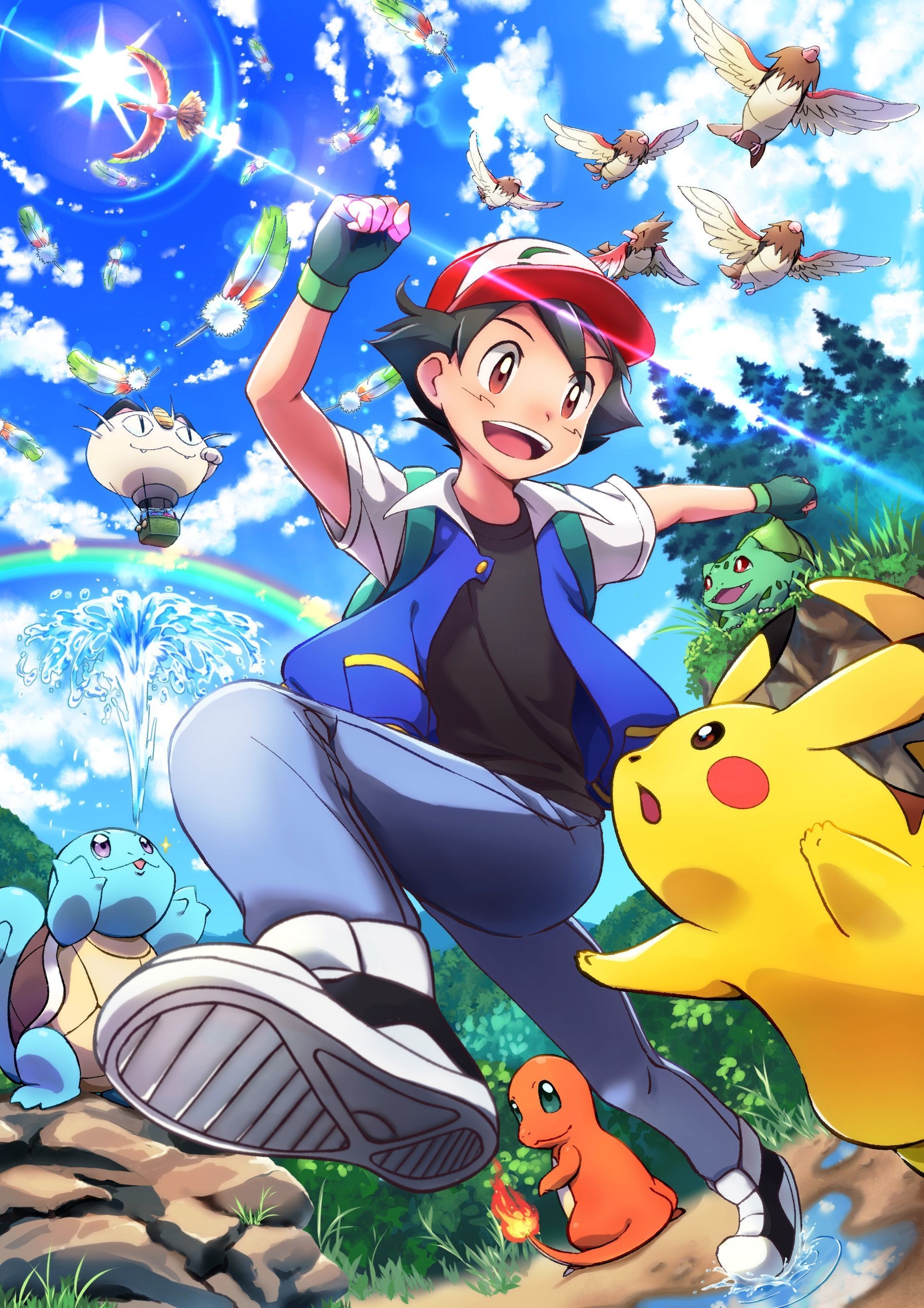 1900x2690 Ash Pokémon Sun and Moon Wallpaper Free Ash Pokémon Sun and Moon Background, Phone