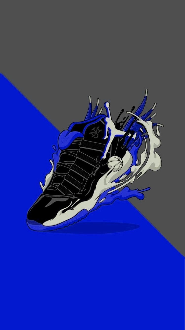 750x1340 My edits. Nike wallpaper, Sneaker art, Shoes wallpaper, Phone