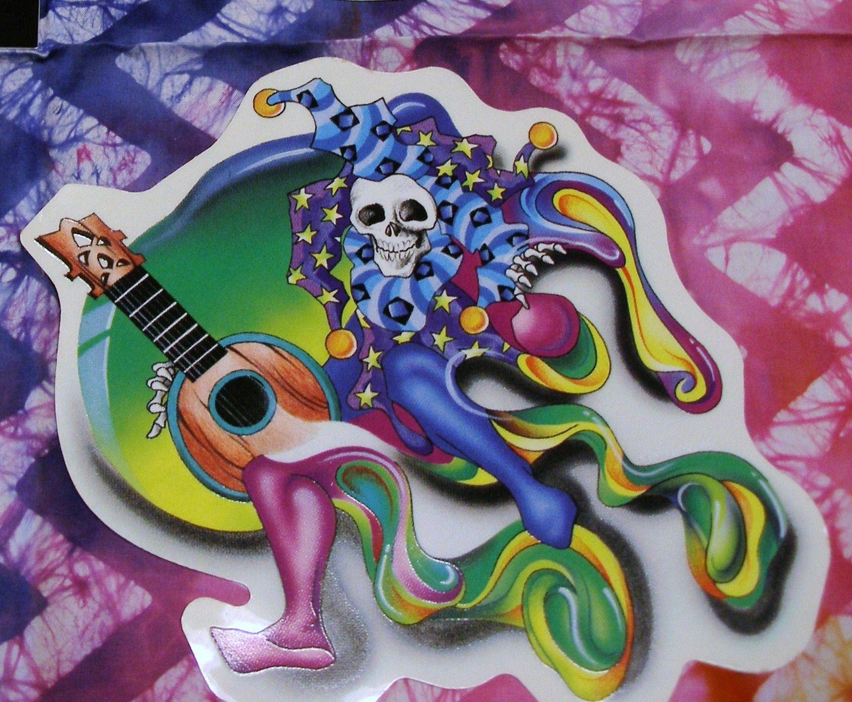 1700x1400 Grateful Dead Jester with Mandolin. Everybody's Dancing, Desktop