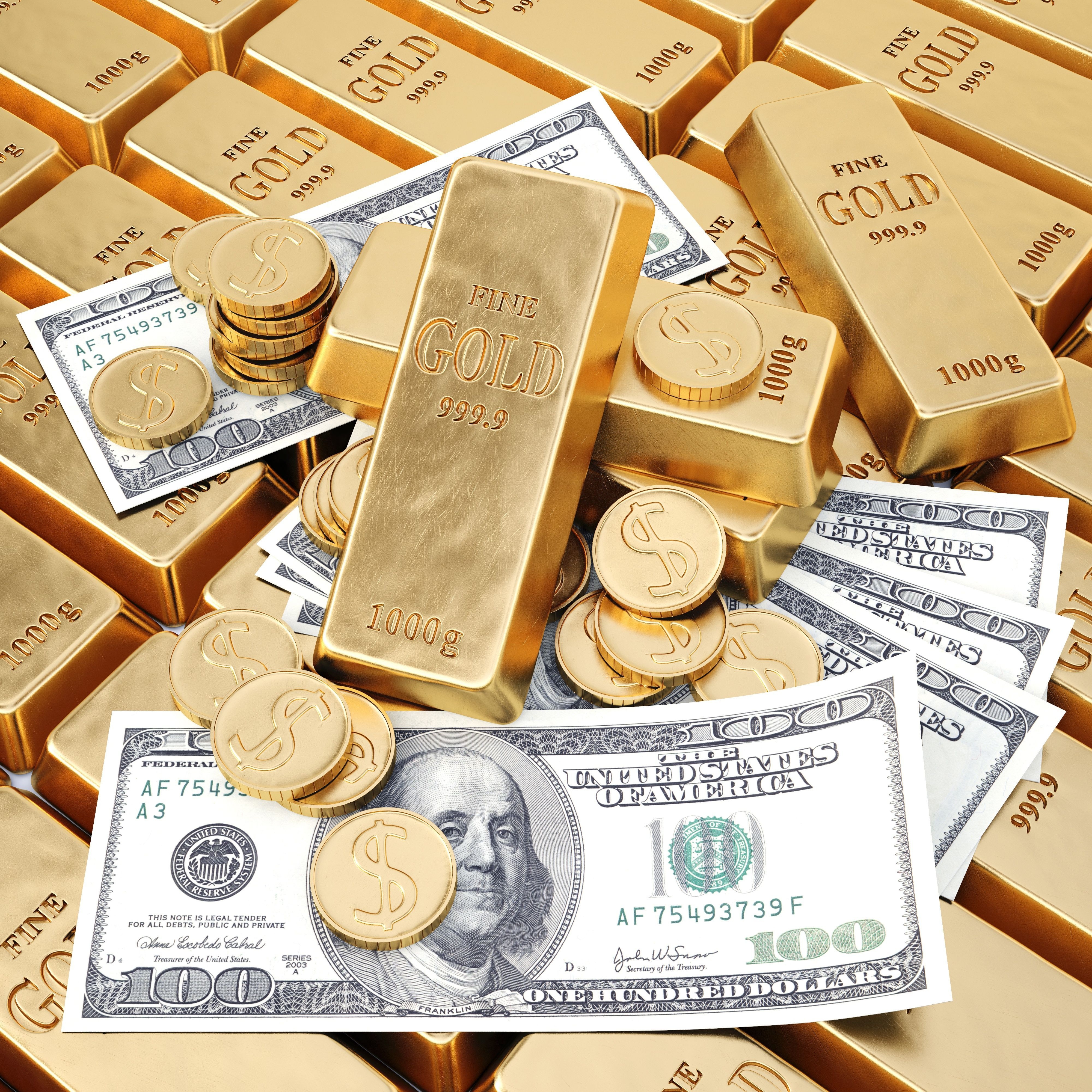 4000x4000 Money Gold Wallpaper Free Money Gold Background, Phone