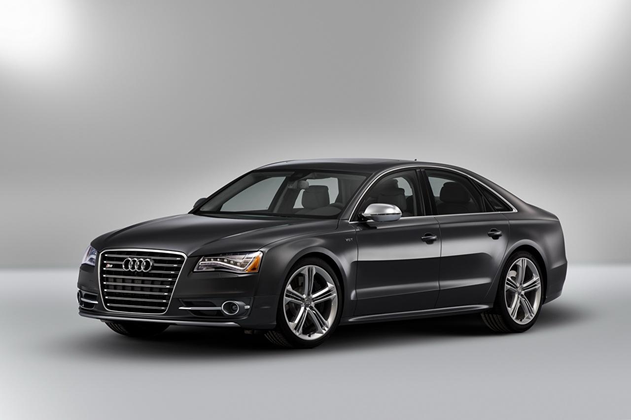 1280x860 Wallpaper Audi 2013 S8 4.0 TFSI Grey auto Metallic, Desktop