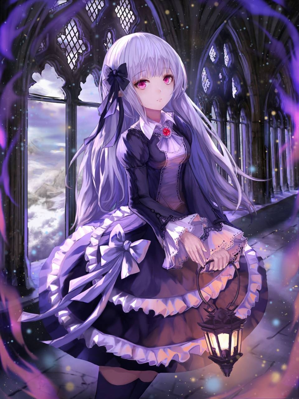 960x1280 Gothic Lolita wallpaper, Phone