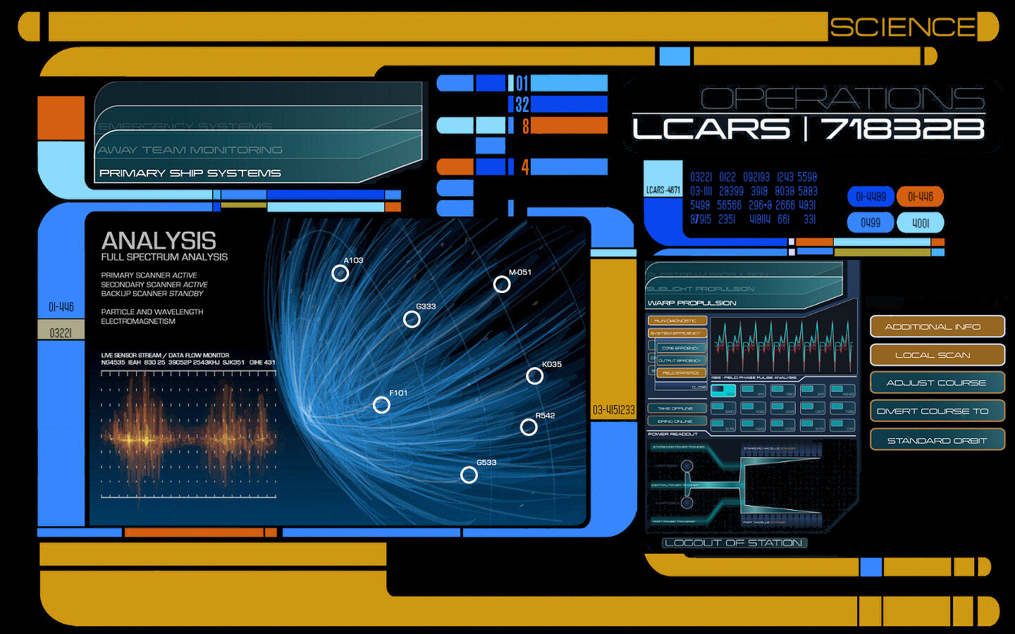 1440x900 Lcars Star Trek Wallpaper:, Desktop