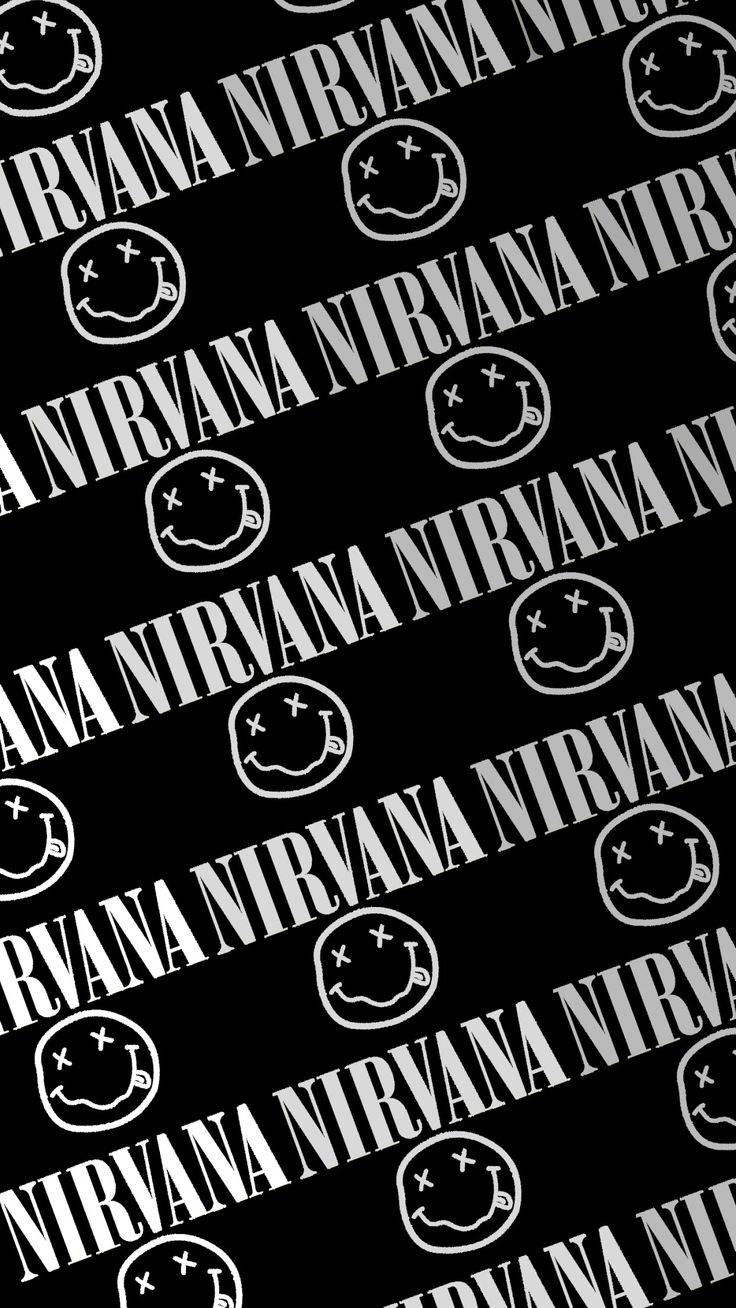 740x1310 Nirvana Smiley Wallpaper HD For Mobile. Version 2. Nirvana wallpaper, Nirvana, Rock band posters, Phone