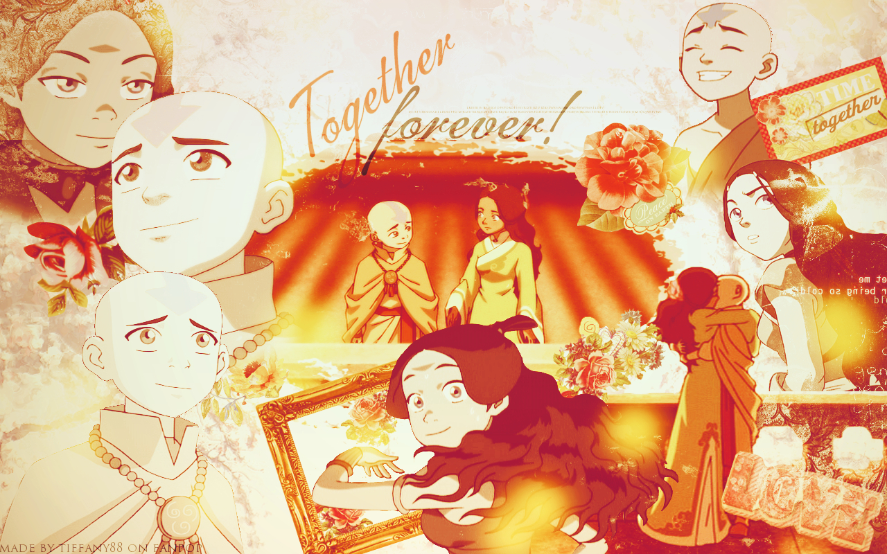 1280x800 Aang and Katara ♥: The Last Airbender wallpaper, Desktop