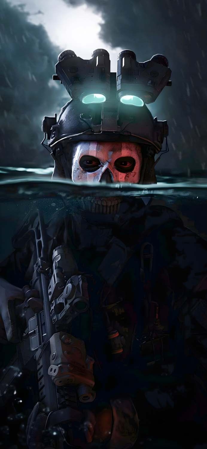 700x1500 Call of Duty Ghost iPhone Wallpaper 4K, Phone