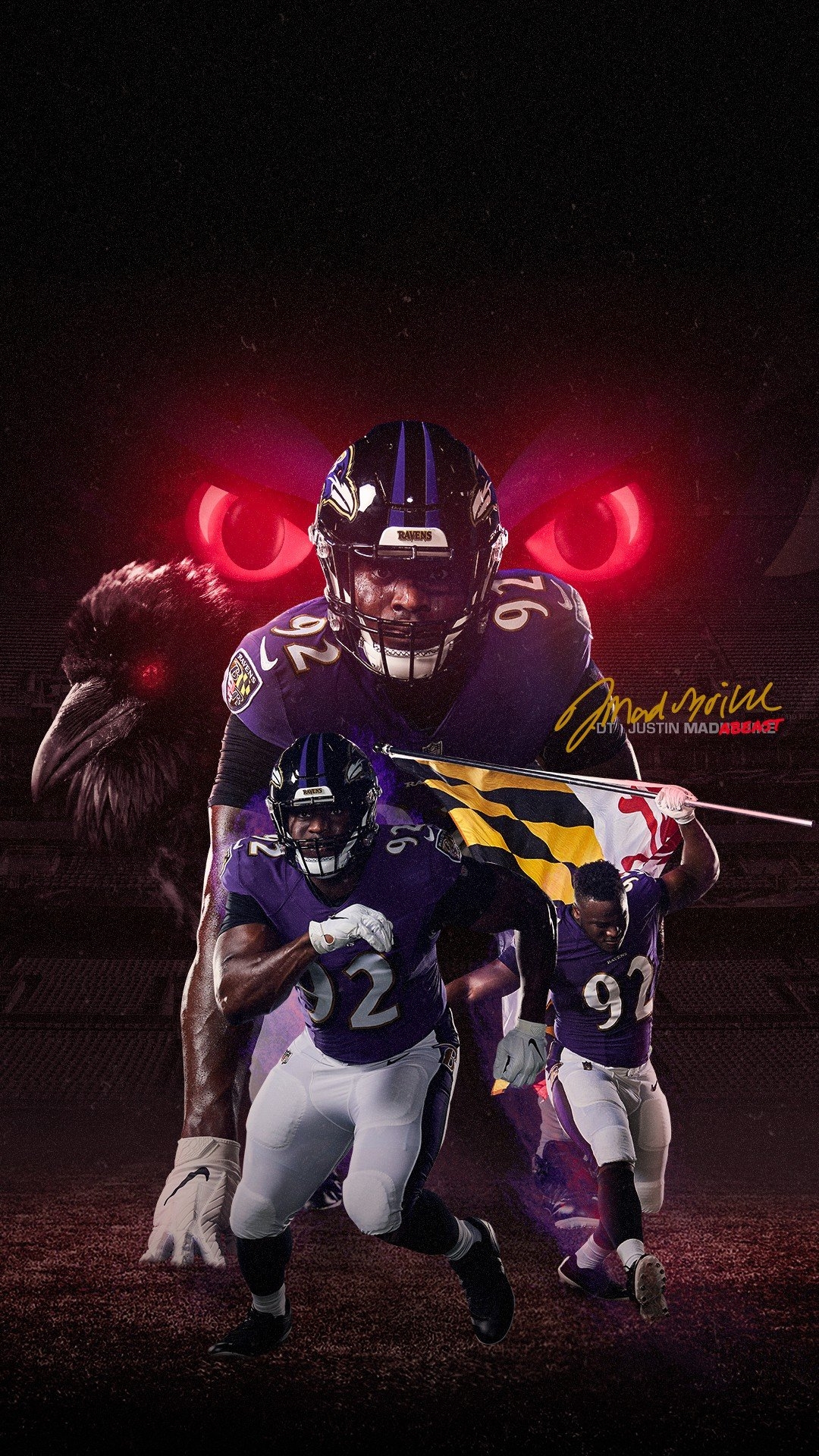 1080x1920 Baltimore Ravens Wallpaper, Phone