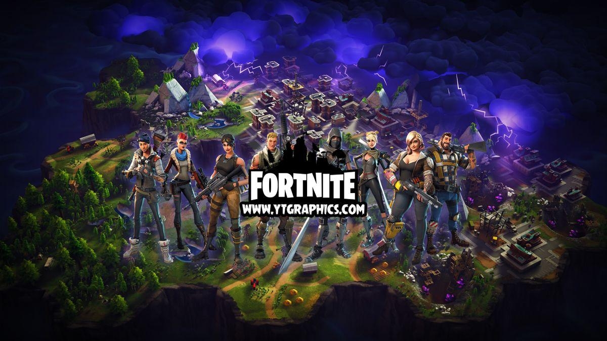 1200x680 Fortnite YouTube Channel Art Banner, Desktop