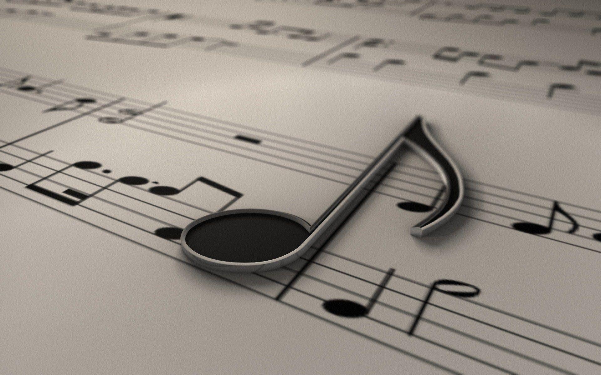 1920x1200 Black And White Music Notes Wallpaper. Foolhardi, Desktop