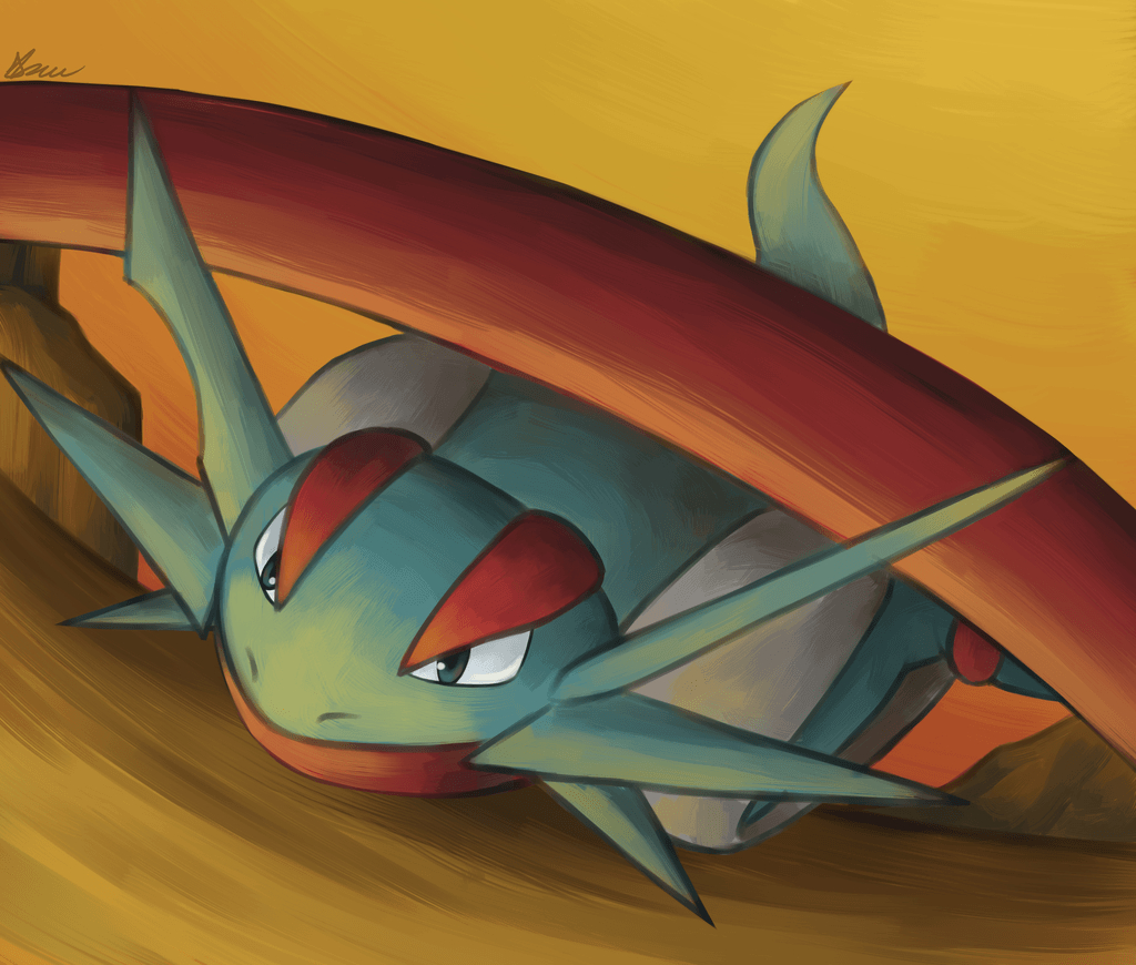 1030x870 Mega Salamence By Rabid Fangirl212, Desktop