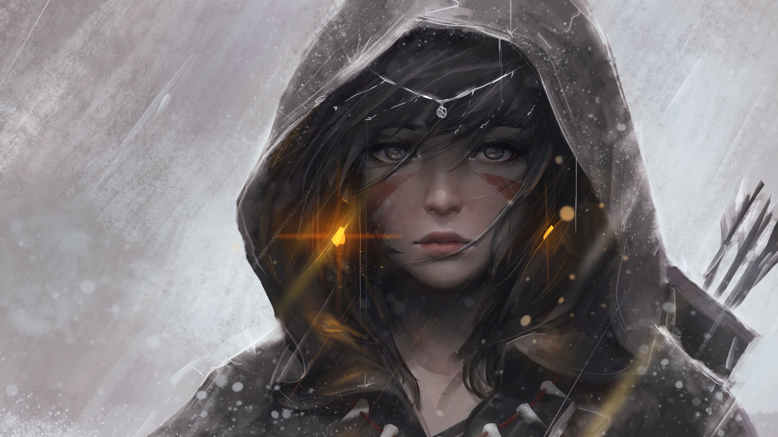 3140x1770 game wallpaper #hoods #GUWEIZ #artwork digital art fantasy art, Desktop