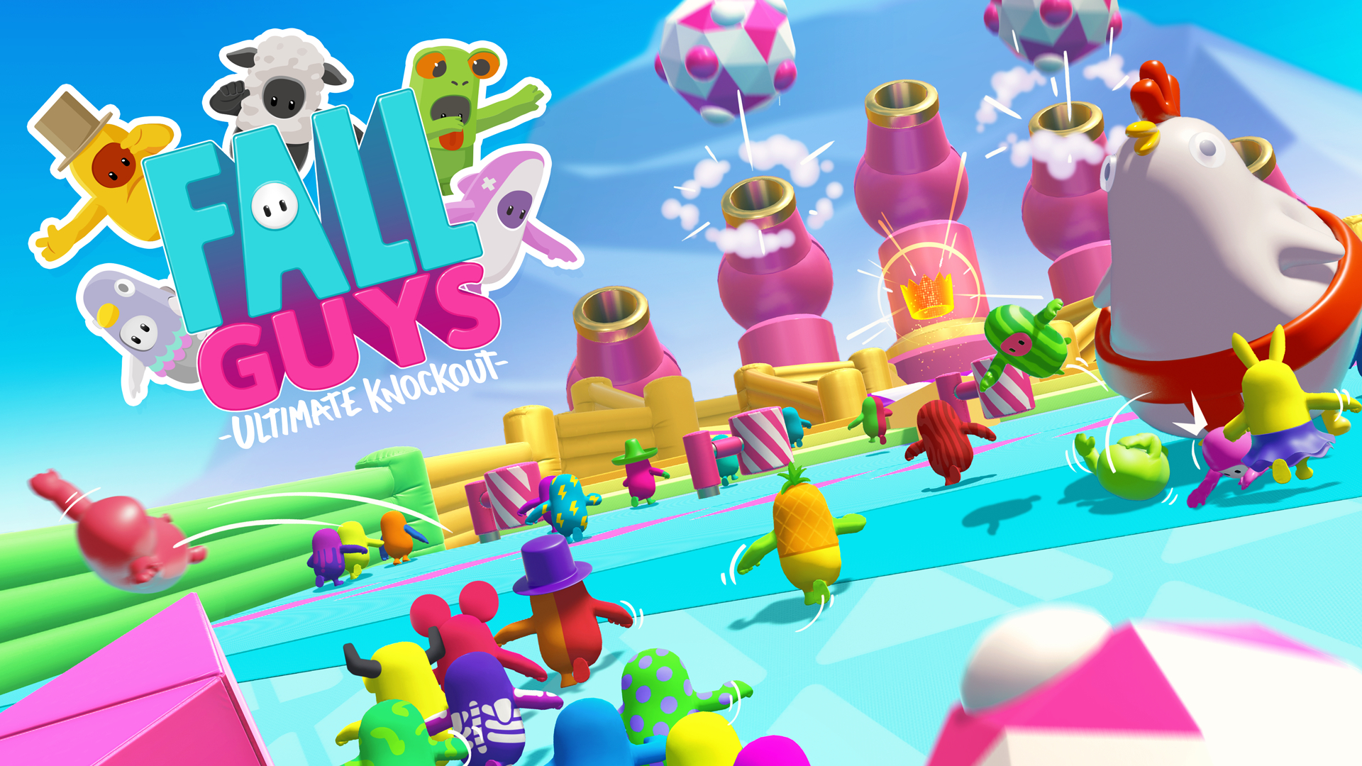 1920x1080 Fortnite Meets Mario Party In Fall Guys Ultimate Knockout, Desktop