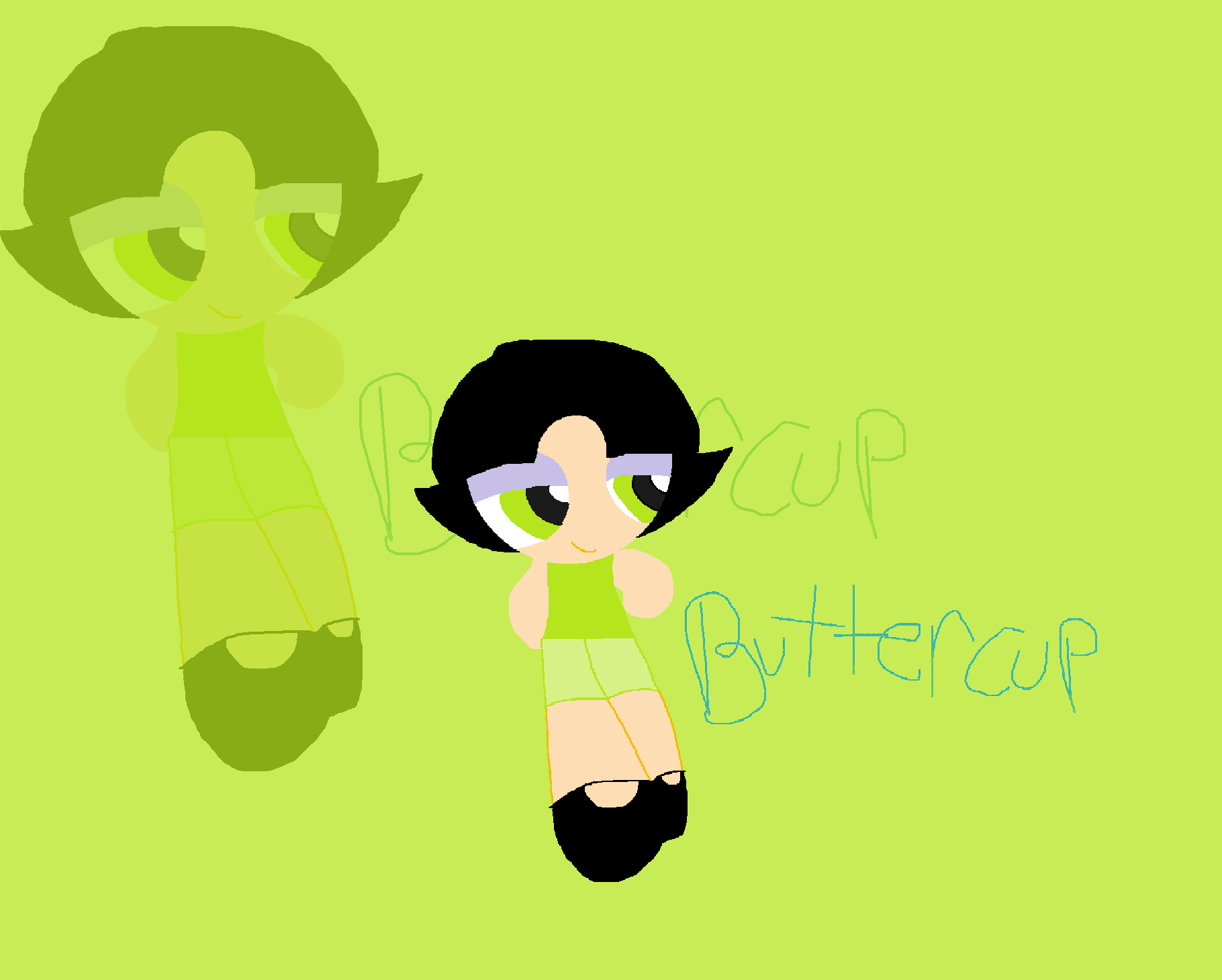 1820x1460 Lineless B Flower Wallpaper Powerpuff Girls, Desktop