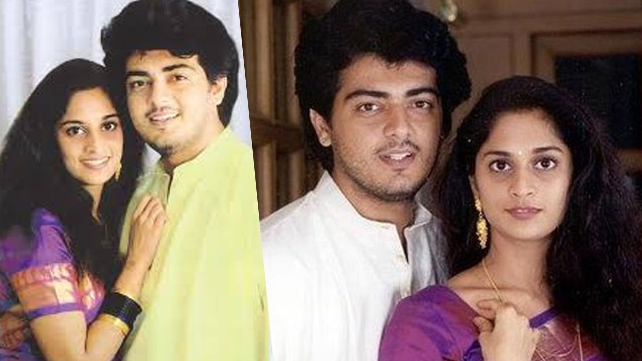 1280x720 Ajith, Shalini family Photo, Desktop