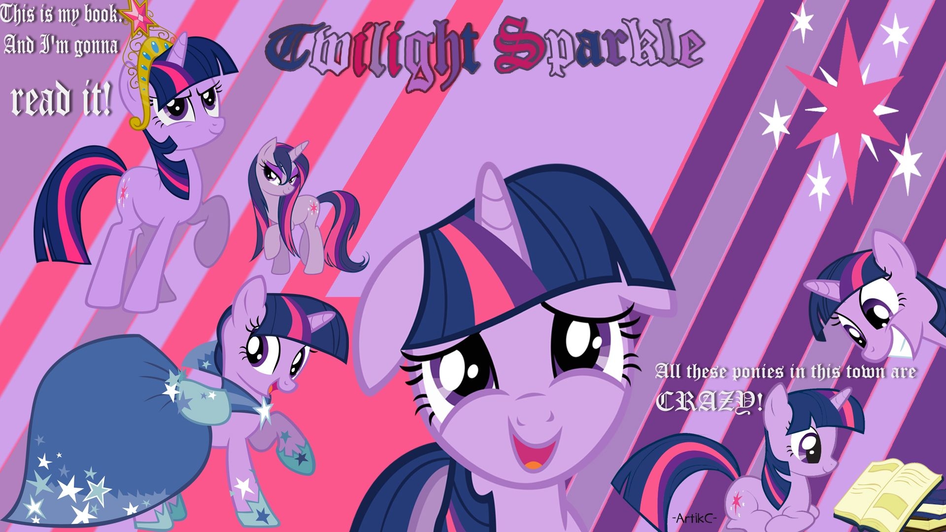 1920x1080 Twilight Sparkle [AC] Wallpaper. My Little Pony: Friendship is Magic, Desktop