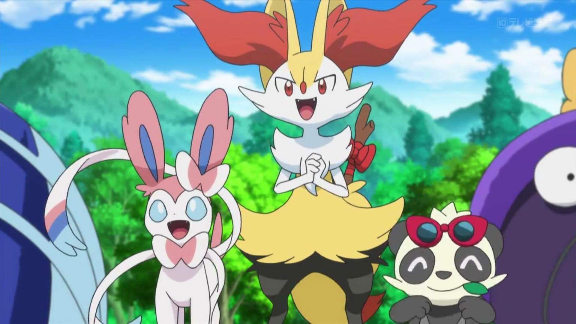 1920x1080 Serena Braixen Sylveon. Pokémon, Desktop