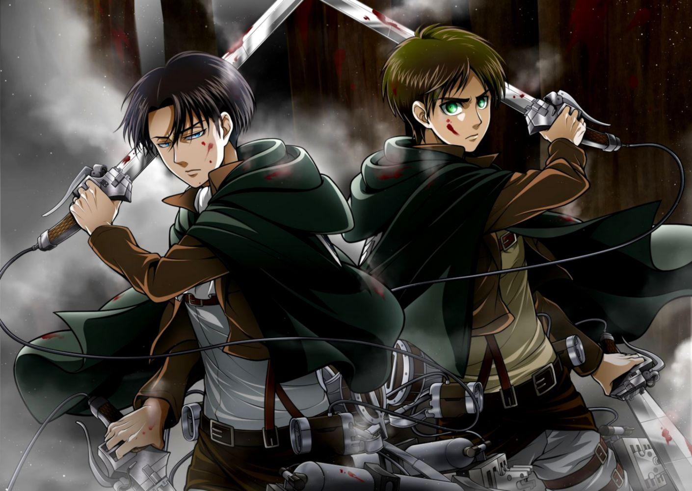 1410x1010 Eren And Levi HD Wallpaper, Desktop