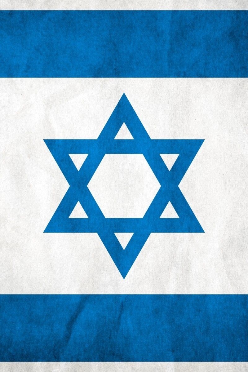 800x1200 Download wallpaper  flag, israel, star of david, symbol, Phone