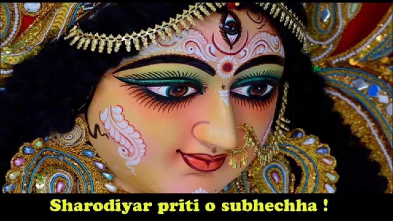 1280x720 Sweet, cute & Unique happy Durga Puja wishes in Bangla, SMS, Desktop