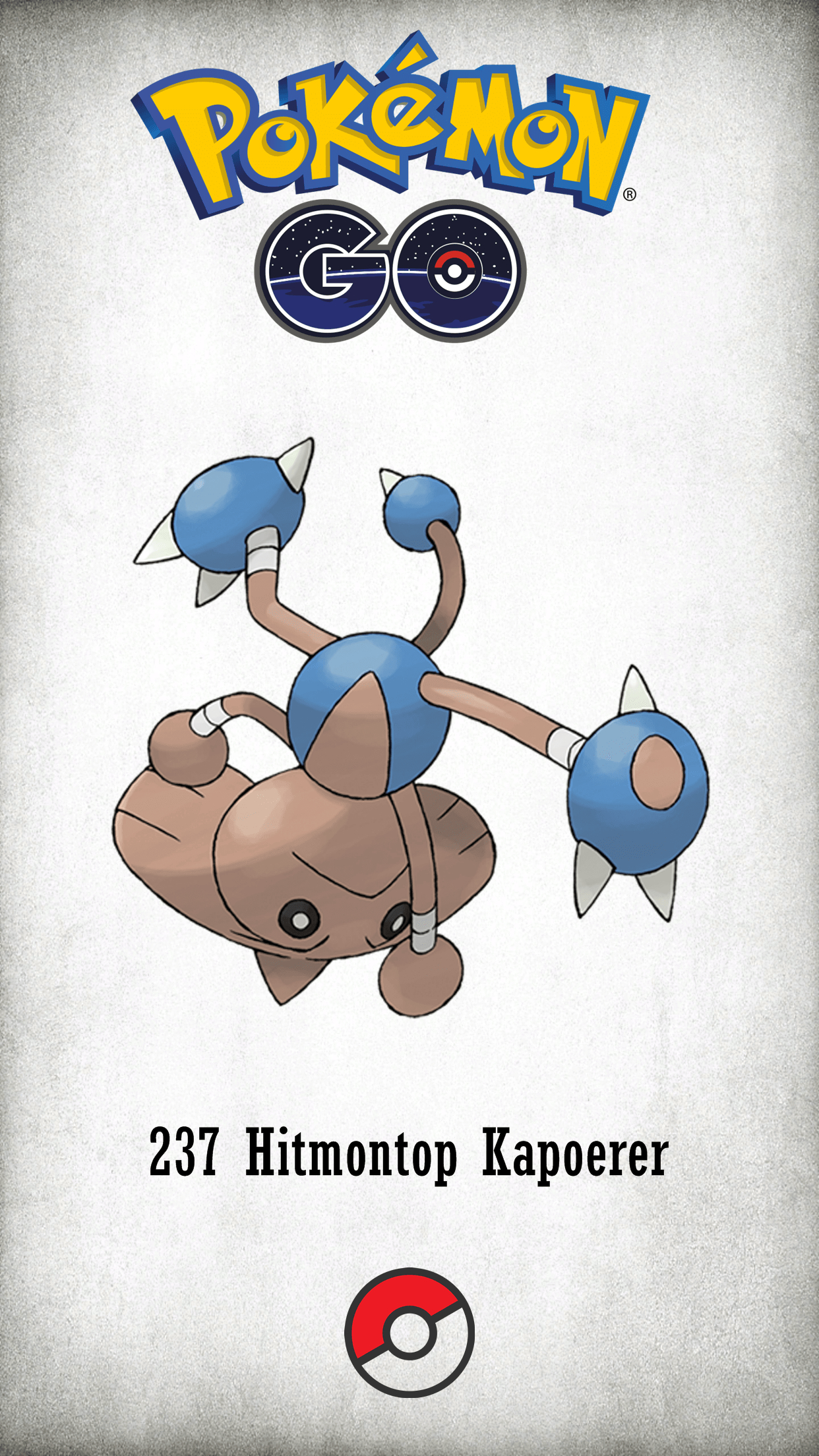 1250x2210 Character Hitmontop Kapoerer, Phone