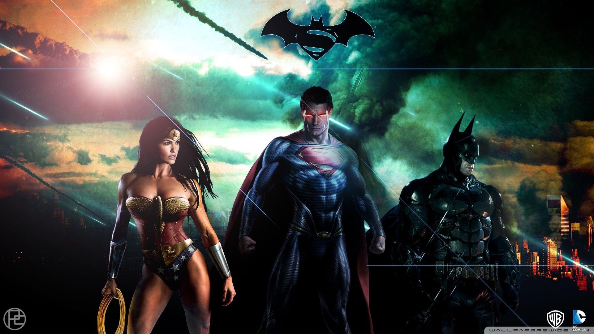 1920x1080 Superman Batman Wonderwoman DC HD desktop wallpaper, Desktop