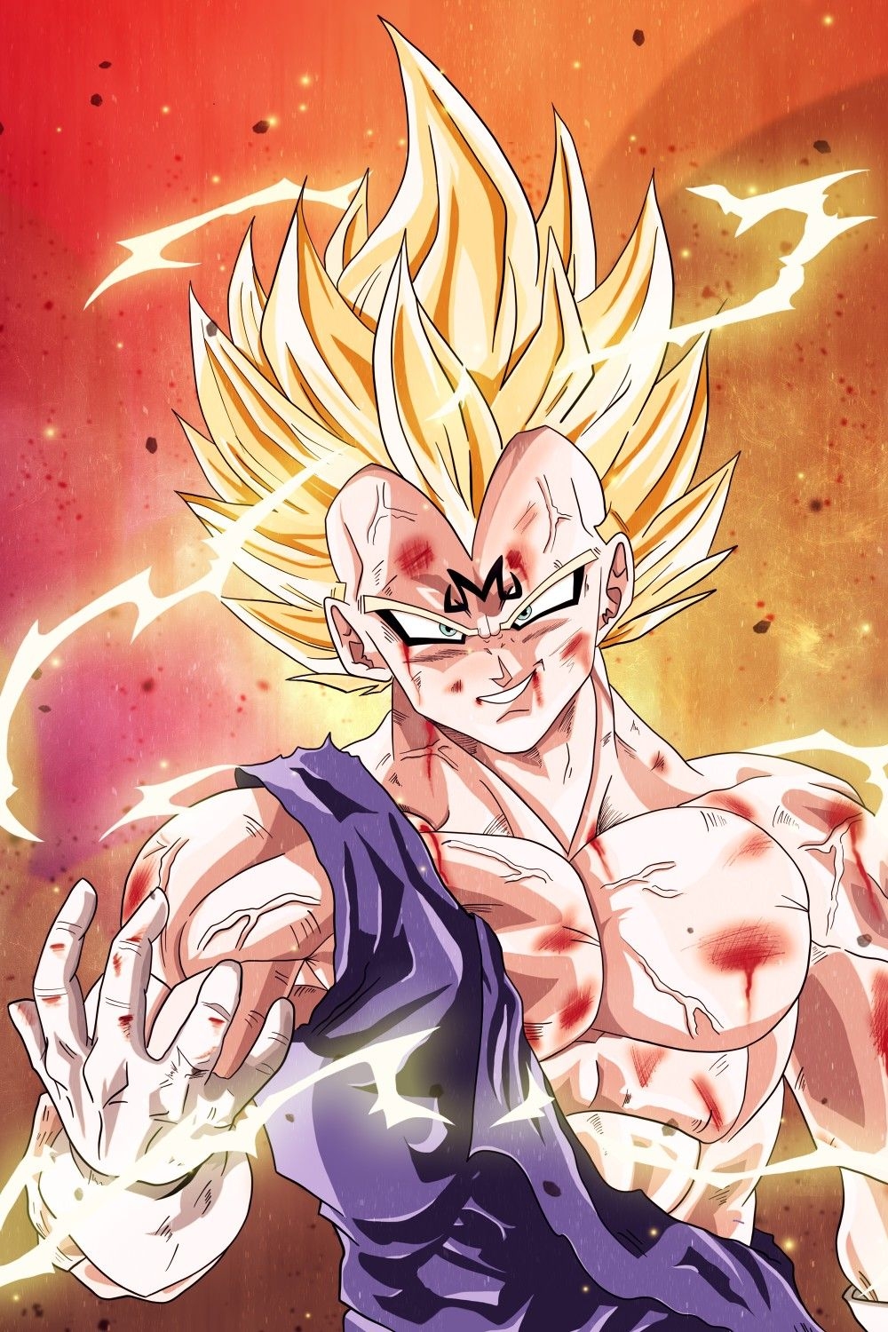 1000x1500 Majin Vegeta HD Mobile Wallpaper, Phone