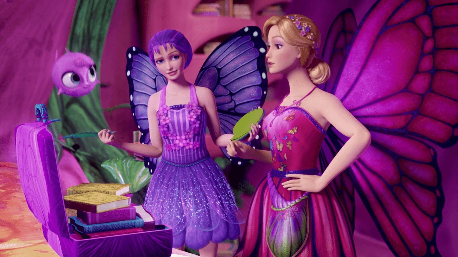 1600x900 Kids Cartoons: Barbie Mariposa and the Fairy Princess HD Wallpaper, Desktop