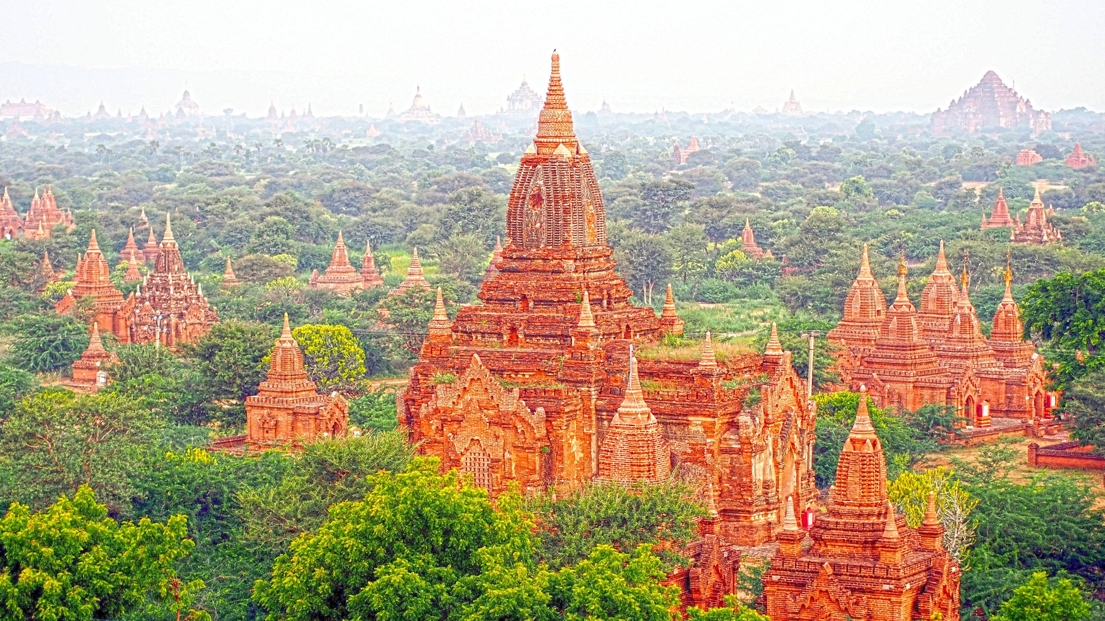 3840x2160 Old Asian Temples Burma wallpaper, Desktop