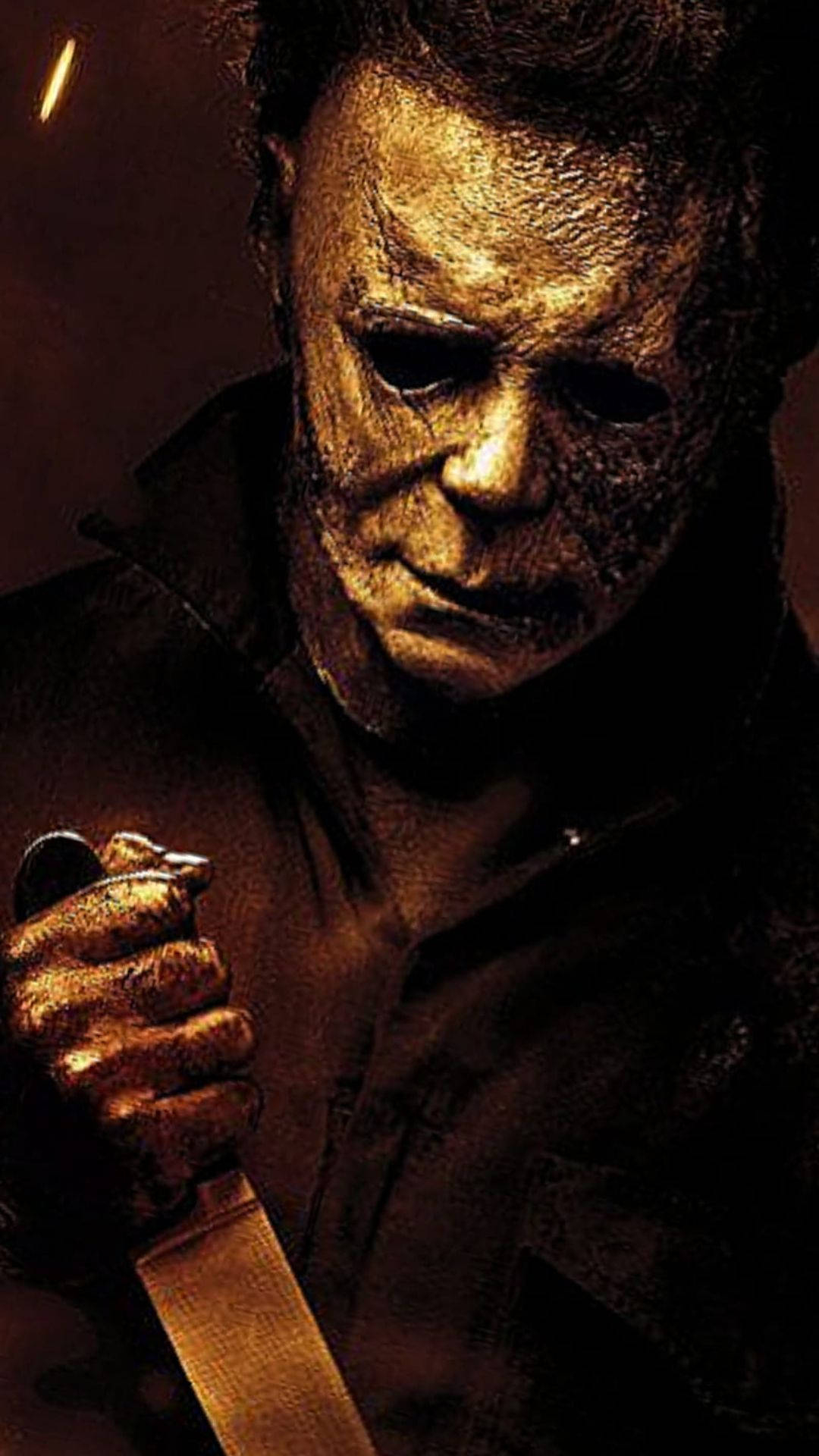 1080x1920 Download Staring At The Knife Michael Myers iPhone Wallpaper, Phone