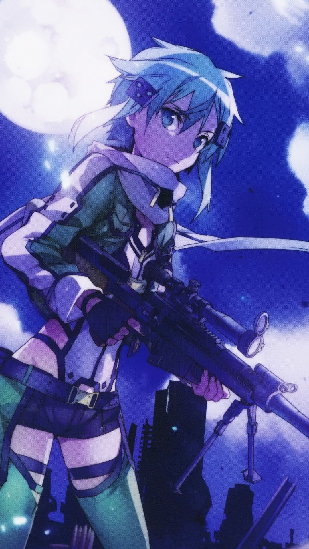 1080x1920 Sword Art Online Ii Mobile Wallpaper Data Src New Sinon Wallpaper Phone, Phone