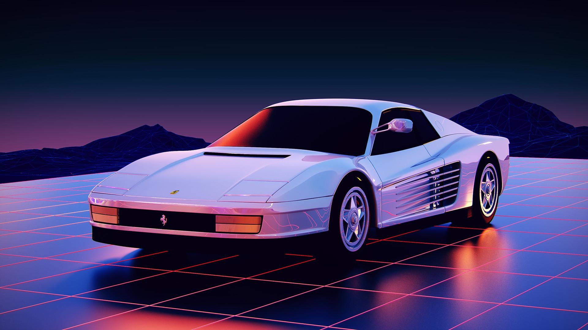 1920x1080 Ferrari Testarossa By Mark Kirkpatrick [1920 × 1080] X Post From /r, Desktop