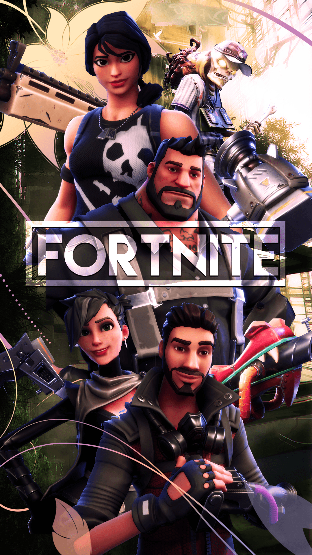 1080x1920 Fortnite wallpaper HD for your cellphone, Phone