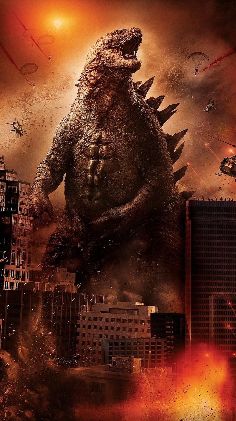 820x1460 Godzilla wallpaper, Godzilla Godzillabr.com, Phone