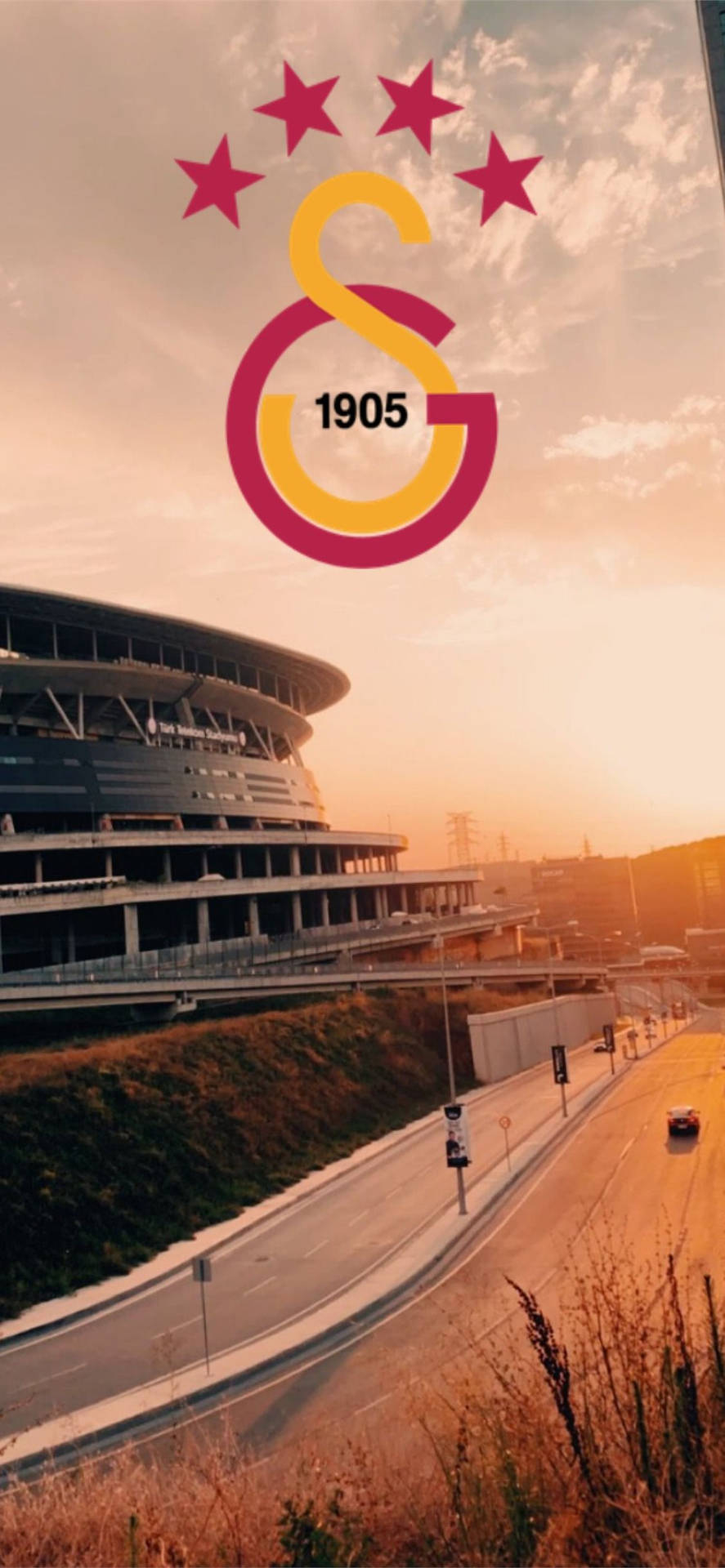 890x1920 Galatasaray Stadium And Road Wallpaper, Phone