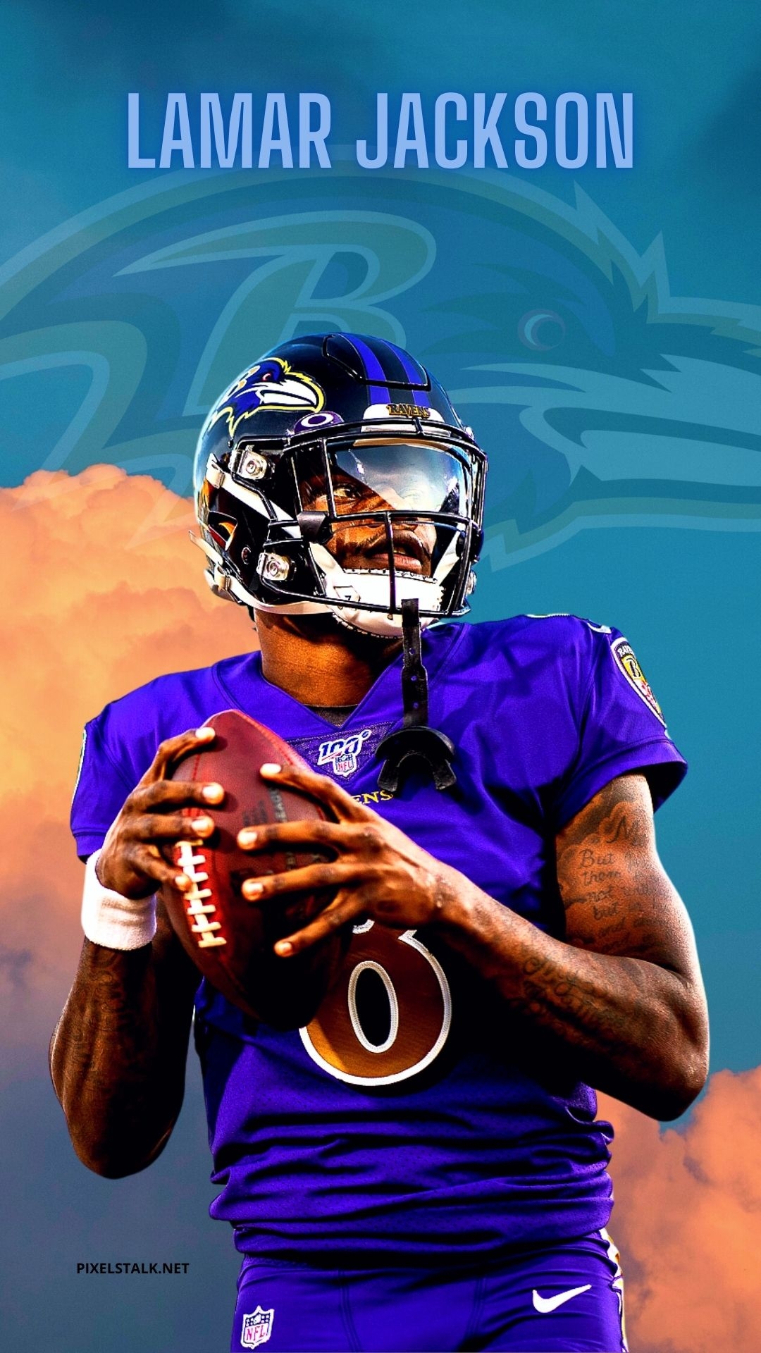 1080x1920 Lamar Jackson Wallpaper HD, Phone