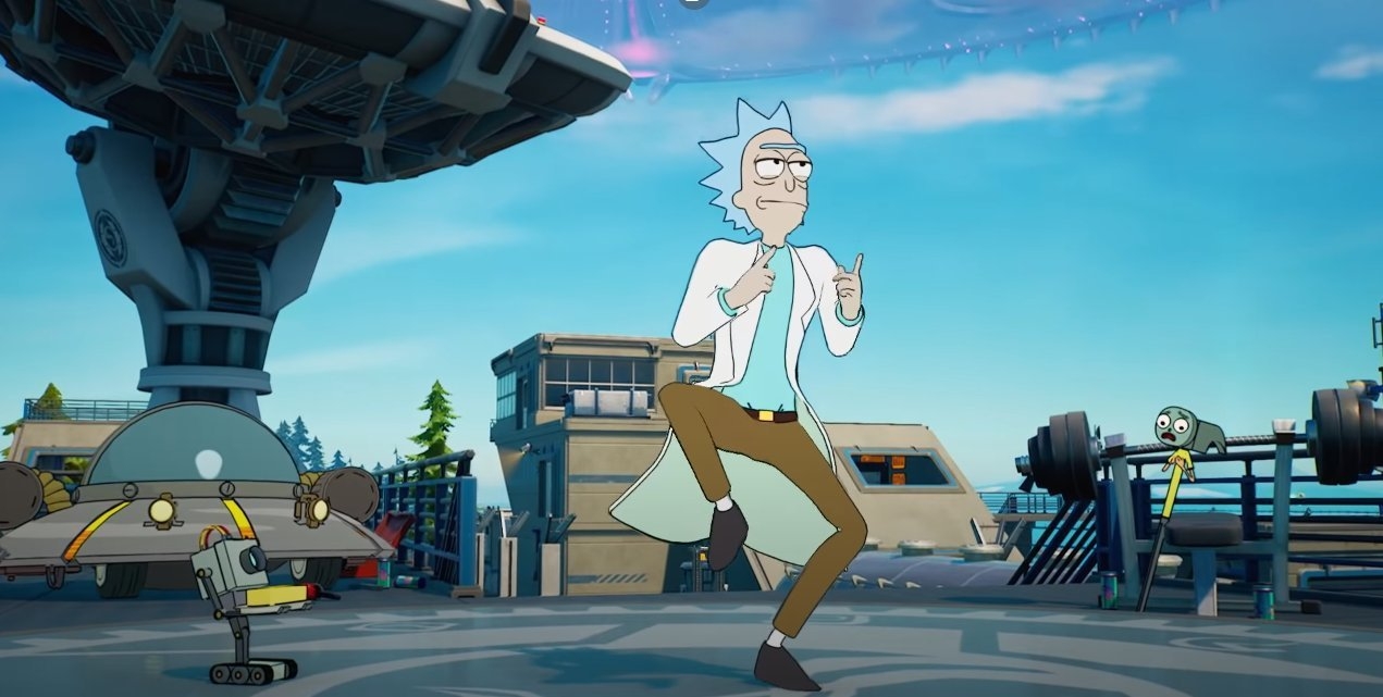 1280x650 Rick Sanchez Fortnite wallpaper, Desktop