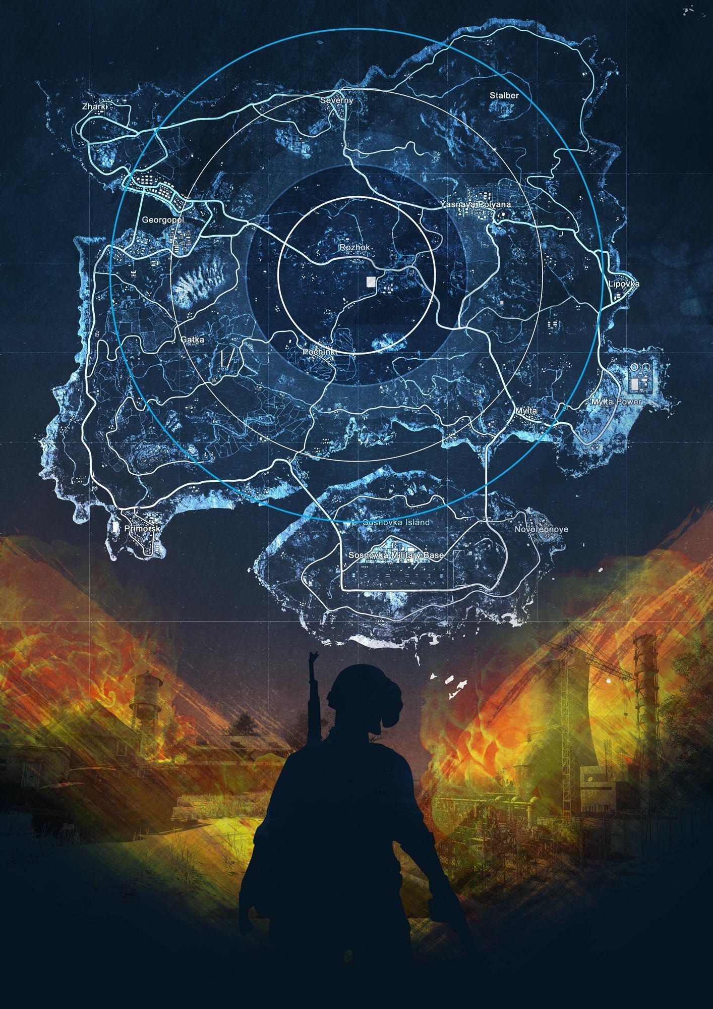 1420x2000 Battlegrounds map wallpaper for your phone, Phone