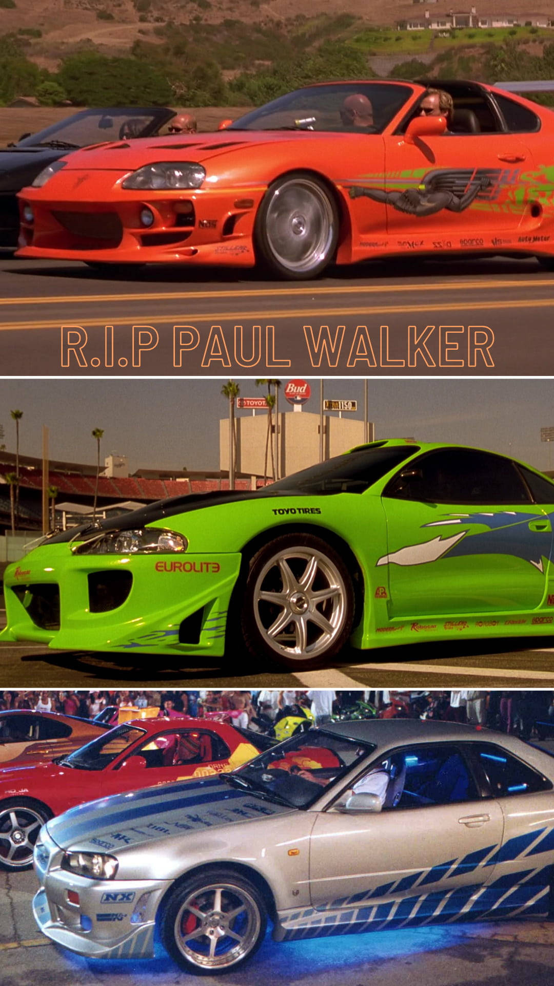 1080x1920 Download The Iconic Porsche in Memory of Paul Walker Wallpaper, Phone