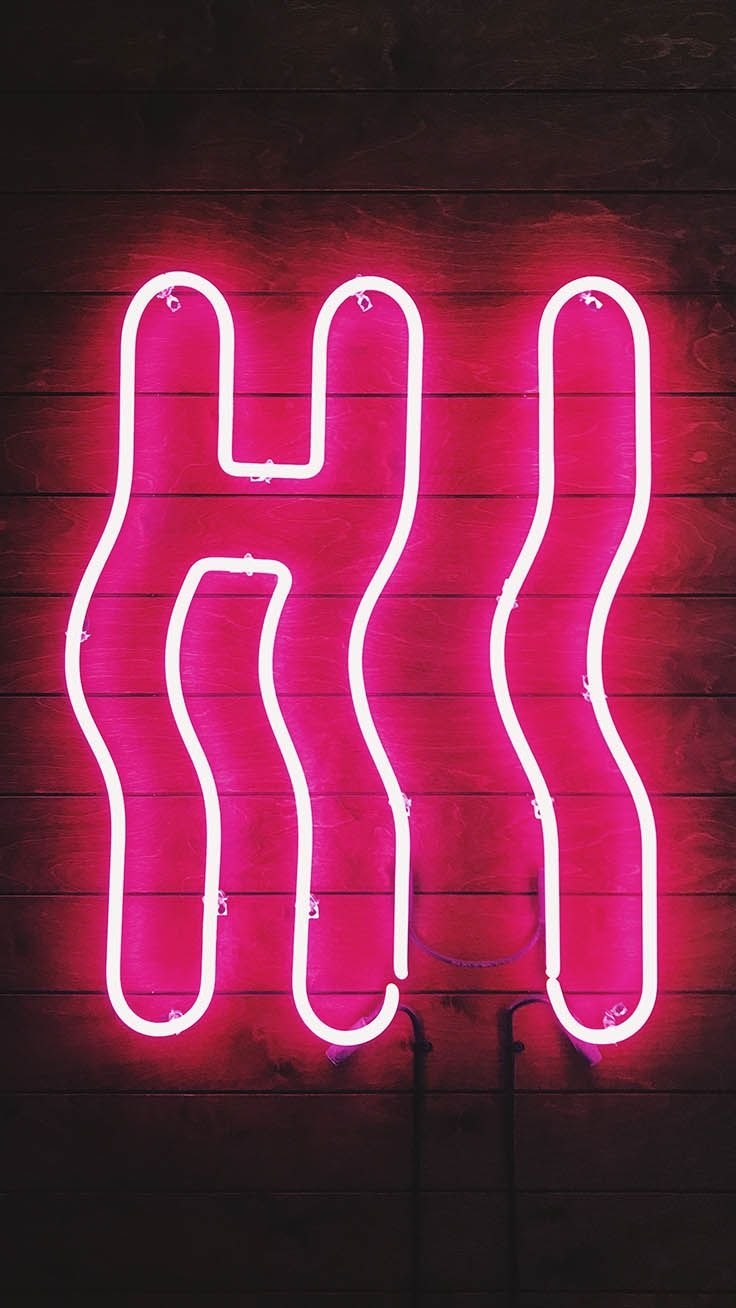 740x1310 Neon Pink Wallpaper For iPhone, Phone