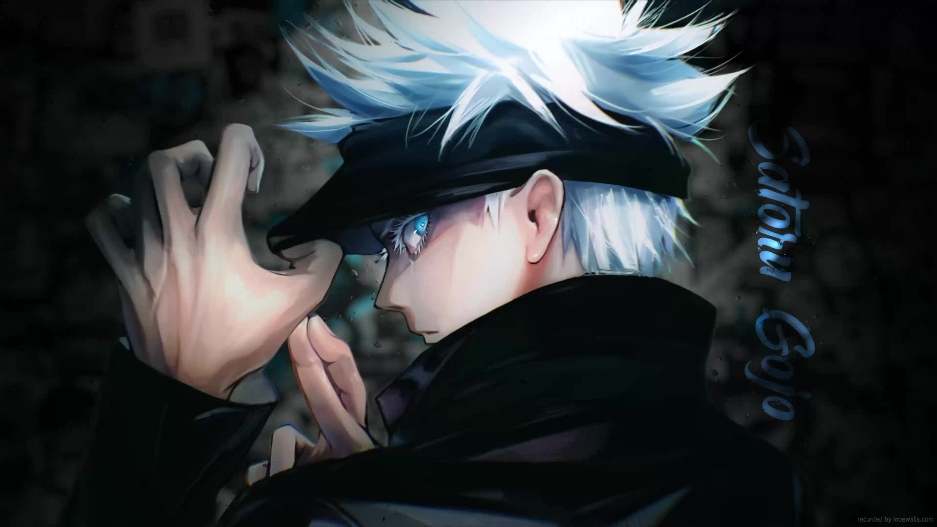 1920x1080 Gojo Hand Pose Jujutsu Kaisen Live Wallpaper, Desktop