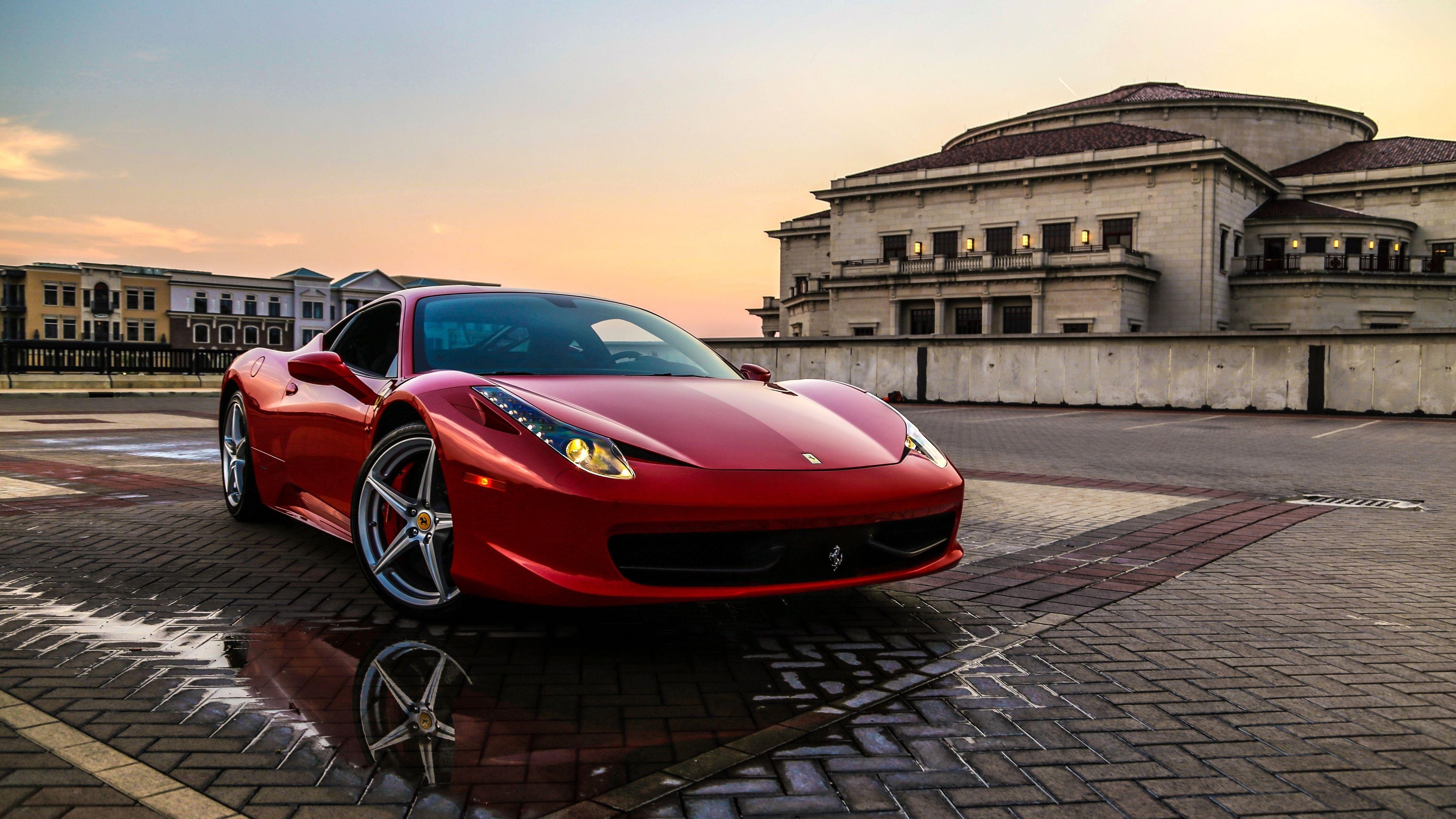 3840x2160 Red Ferrari 4k Red Wallpaper, Hd Wallpaper, Ferrari Wallpaper, Cars Wallpaper, 4k Wallpaper. Red Wallpaper, Car Wallpaper, Ferrari, Desktop