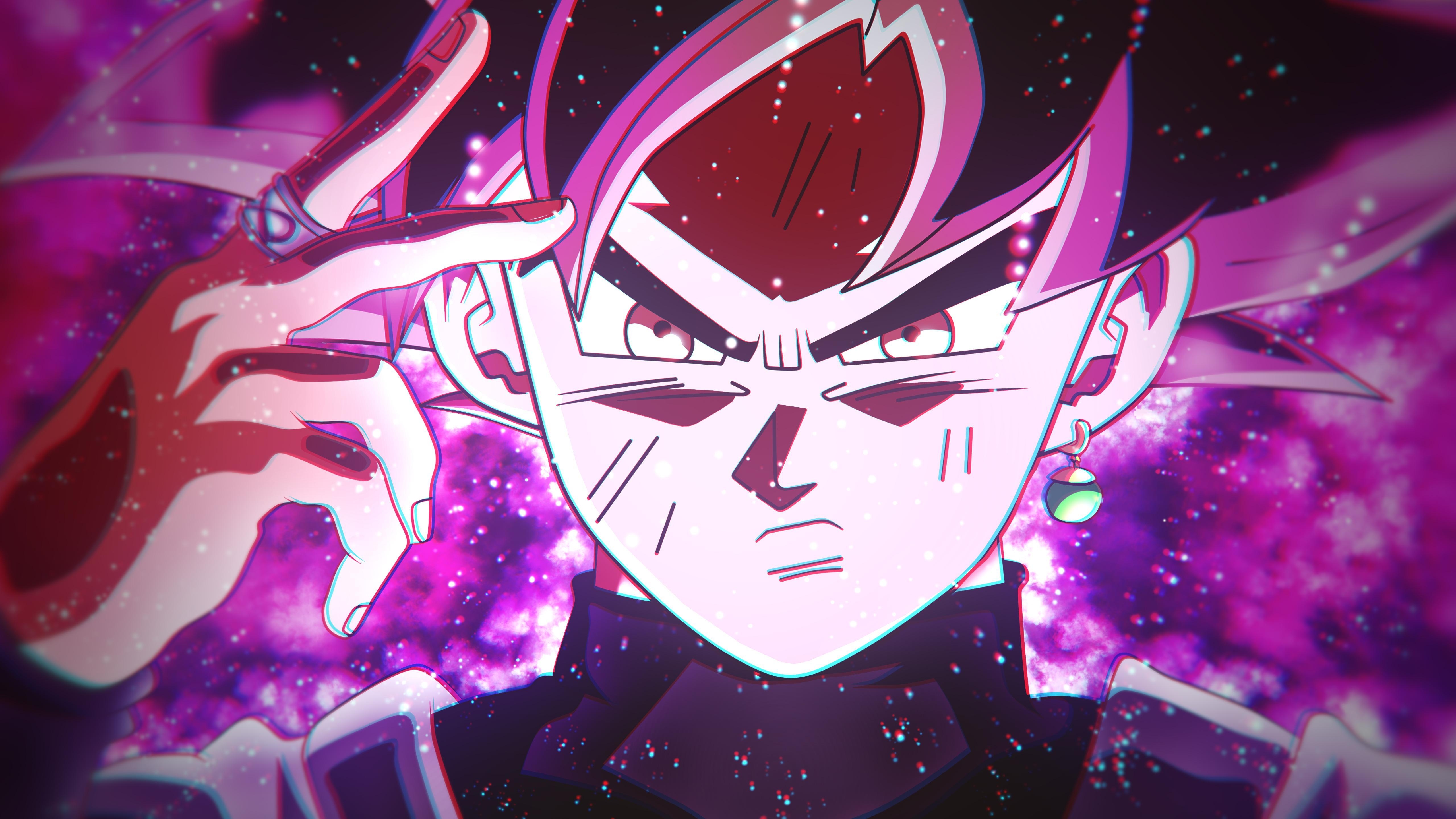 5120x2880 Wallpaper Goku Black, Super Saiyan Rose, 5K, Anime, Desktop