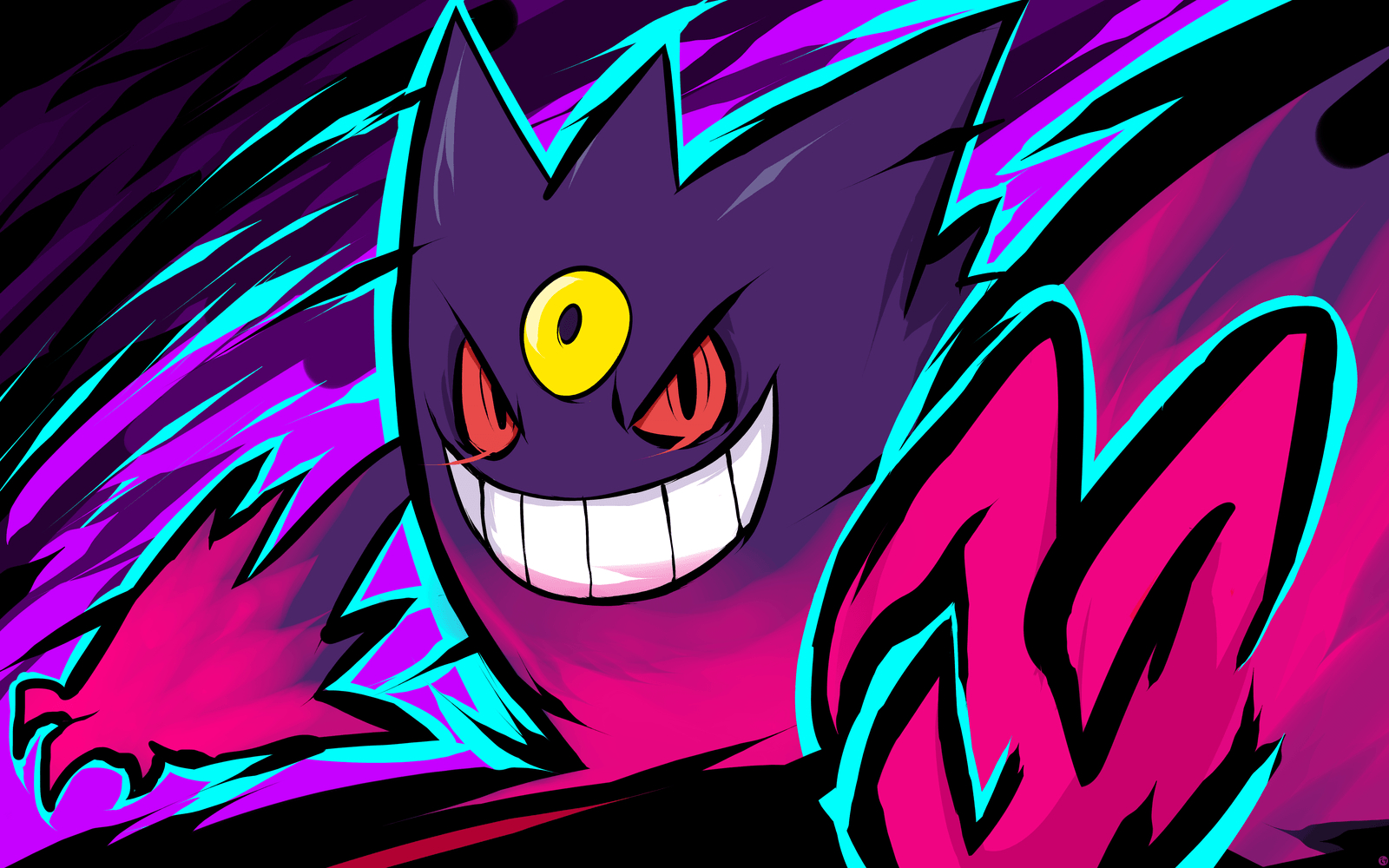 1600x1000 Shiny Mega Gengar Wallpaper, Desktop