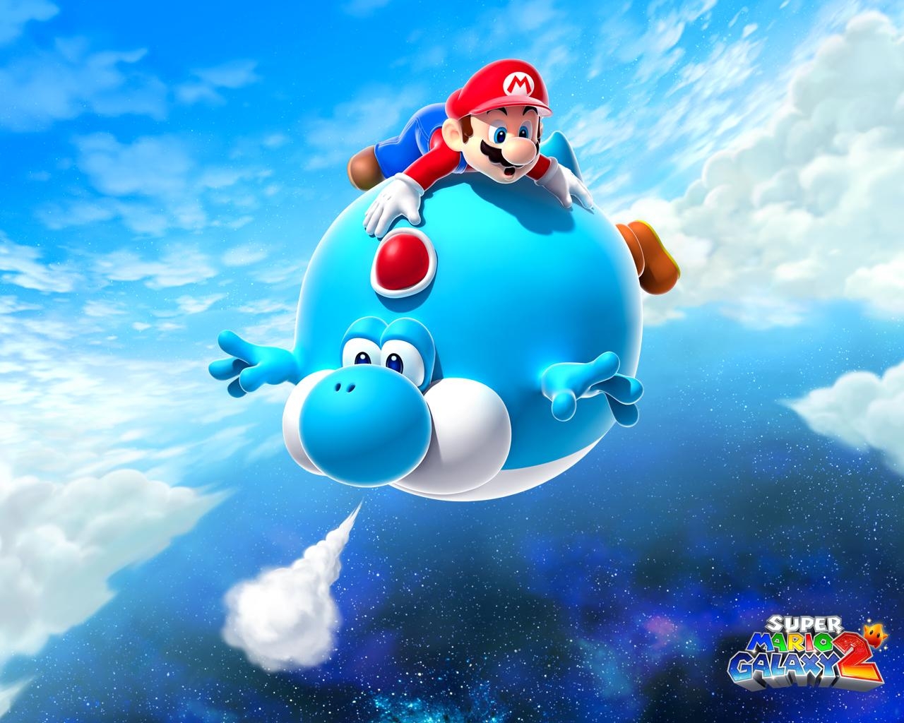 1280x1030 Flying Mario Mario Galaxy 2 Wallpaper, Desktop