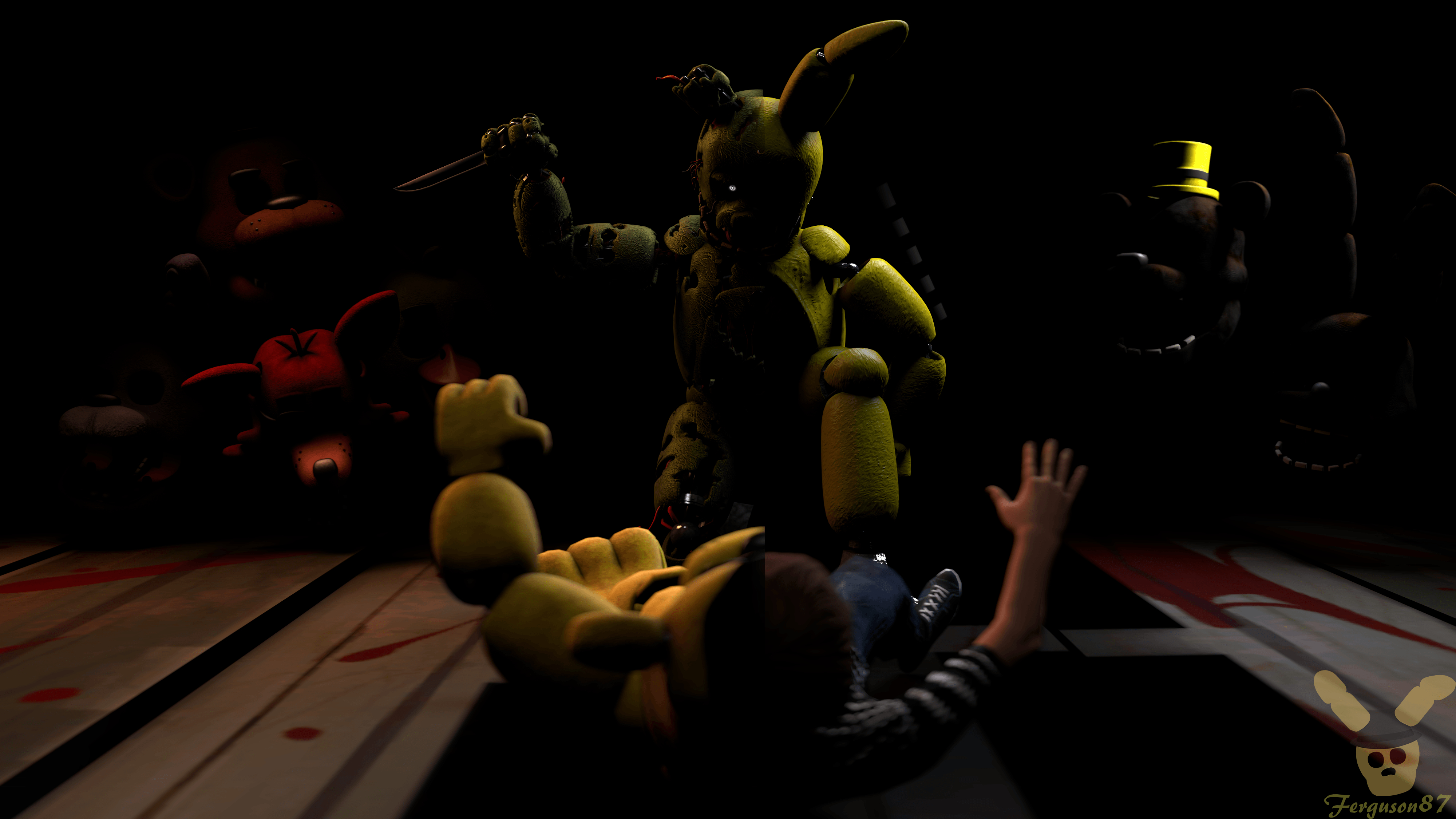 4000x2250 Five Nights at Freddy's 3 4k Ultra HD Wallpaper. Background Image, Desktop