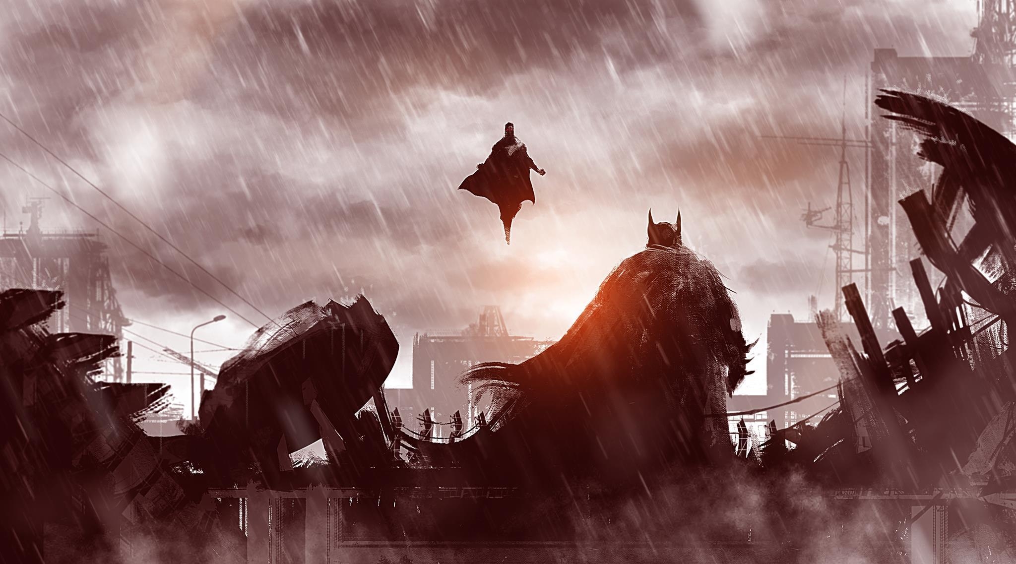 2050x1140 Best HD Wallpaper of Batman v Superman Movie, Desktop