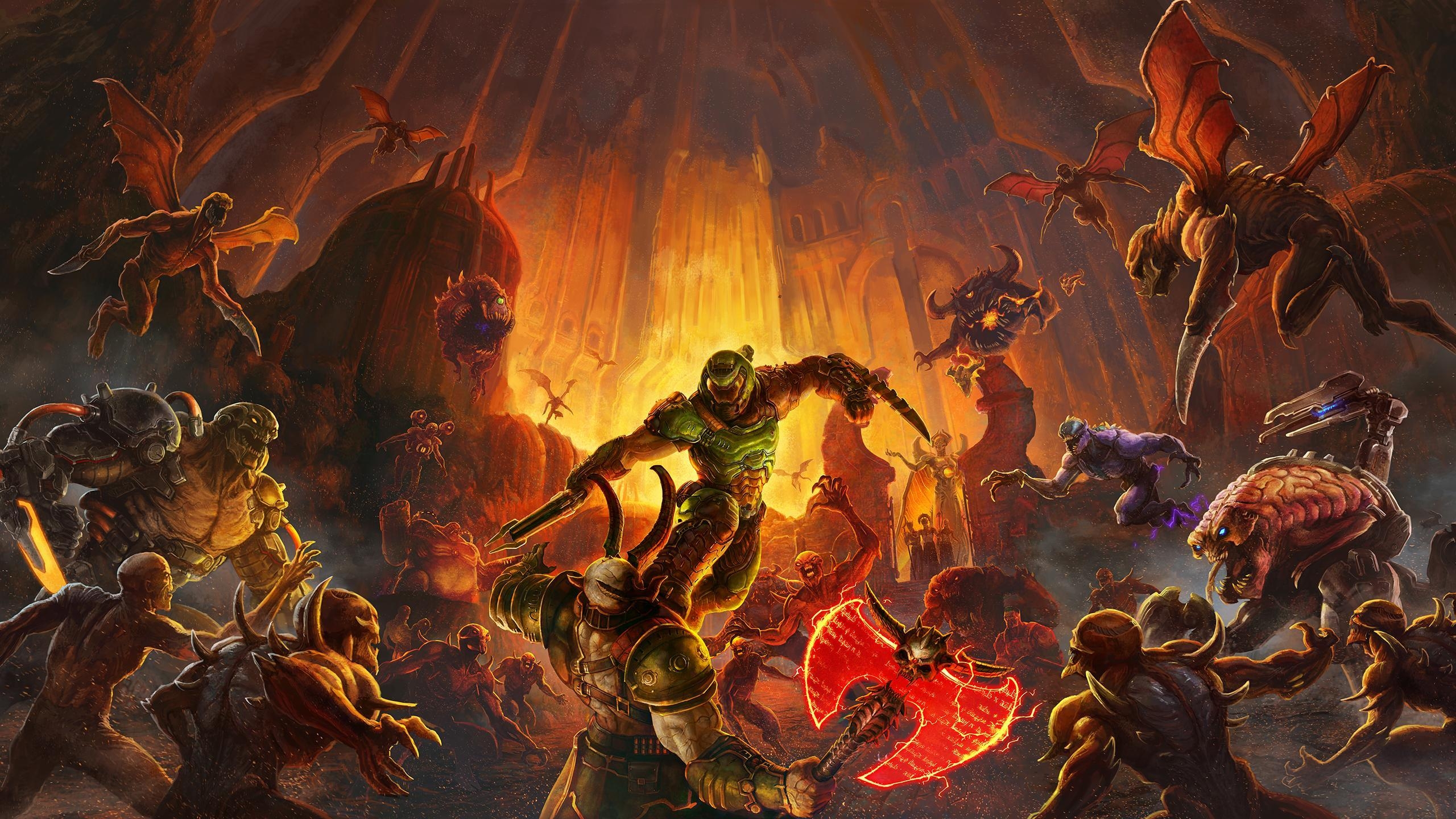 2560x1440 DOOM Eternal HD Wallpaper. Background Imagex1440, Desktop