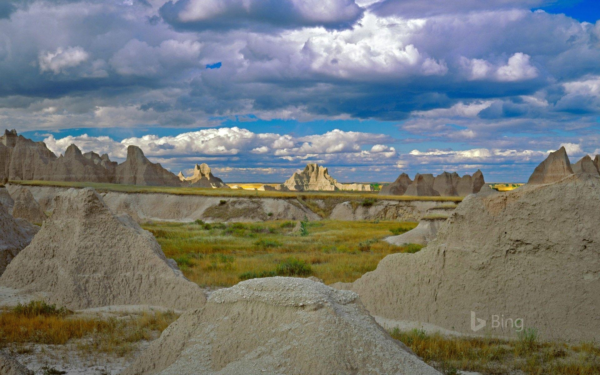 1920x1200 Castle Trail in Badlands National Park, South Dakota, USA, Desktop