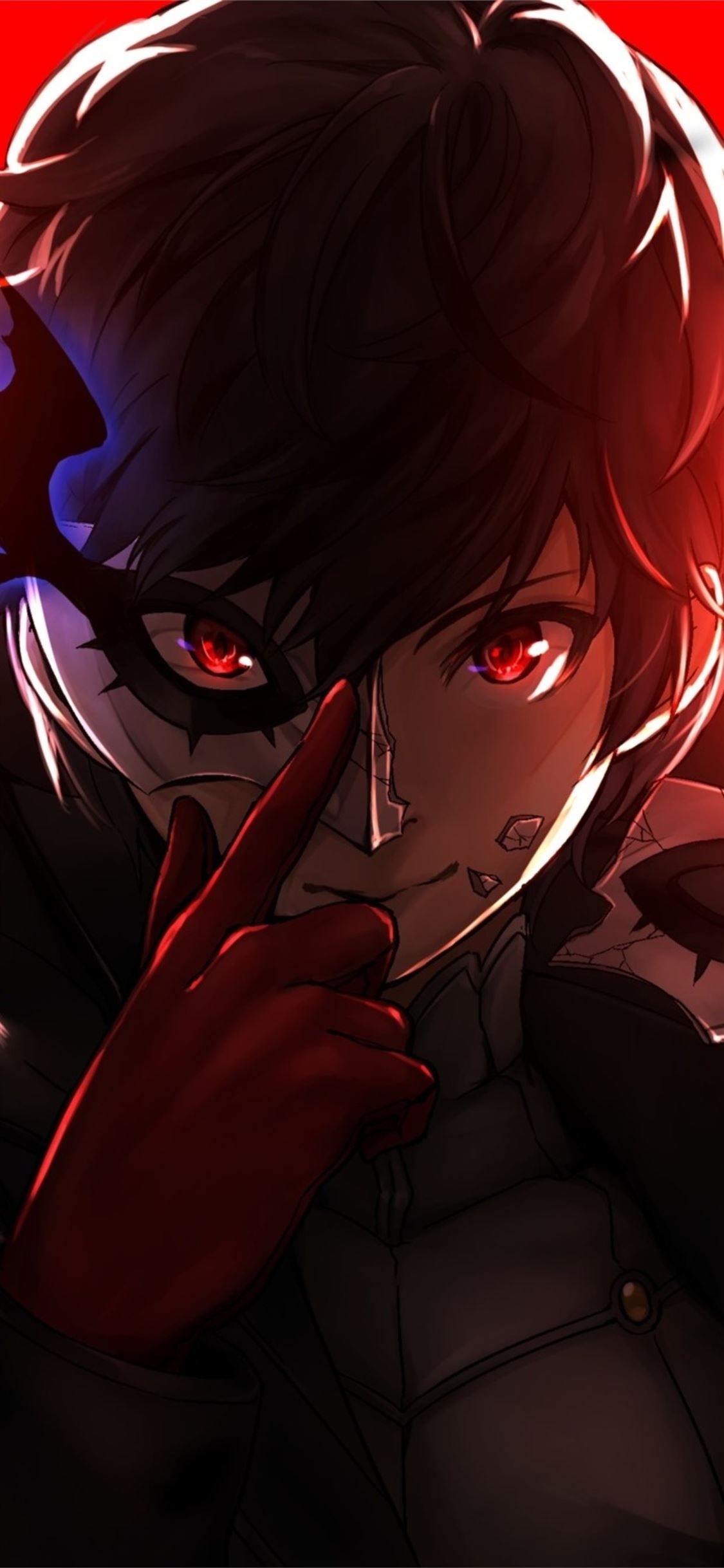 1130x2440 protagoinst persona 5 4k iPhone 11 Wallpaper Free Download, Phone