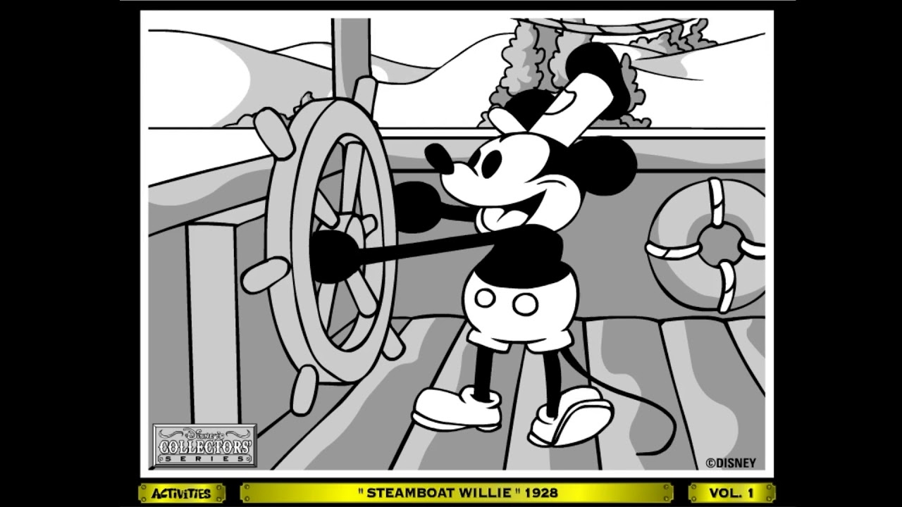 1280x720 Steamboat Willie Screensaver (2000), Desktop